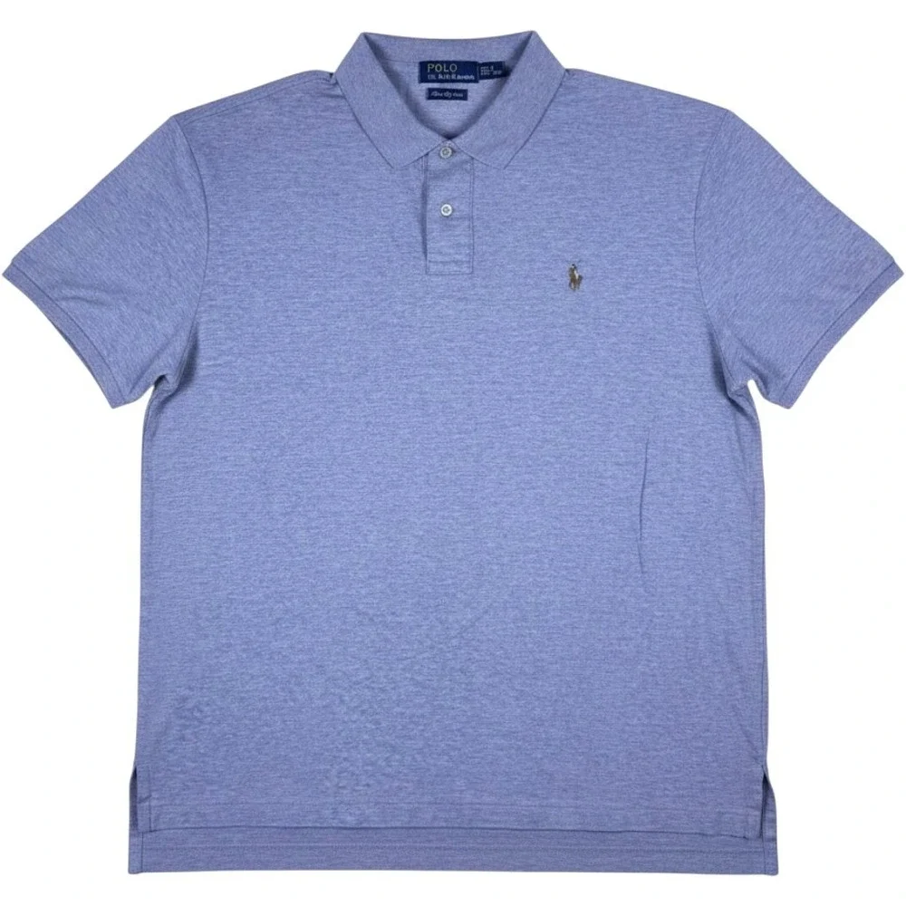 Polo Ralph Lauren Polo Men XXL Grey Pima Soft Touch Cotton Classic Pony Golf